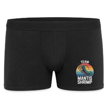 Team Mantis Shrimp Retro Rainbow - Men's Boxer Shorts - black - Front