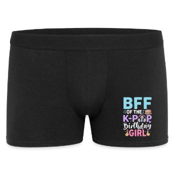 BFF of The K-Pop Birthday Girl - Men's Boxer Shorts - black - Front