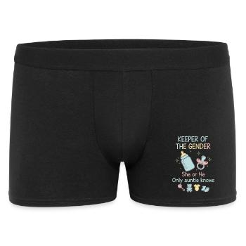 Gender Reveal Keeper Of The Gender She Or He - Men's Boxer Shorts - black - Front
