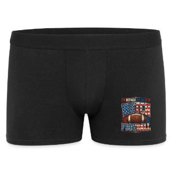 Retirement: My job is football - Men's Boxer Shorts - black - Front