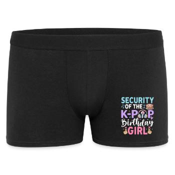 Security Of The K-Pop Birthday Girl - Men's Boxer Shorts - black - Front
