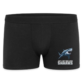 Sharks Shark - Men's Boxer Shorts - black - Front