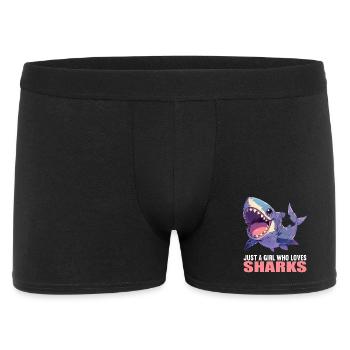 Sharks Shark - Men's Boxer Shorts - black - Front