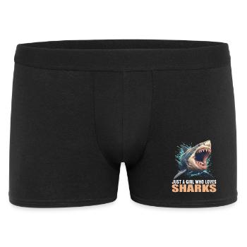 Sharks Shark - Men's Boxer Shorts - black - Front