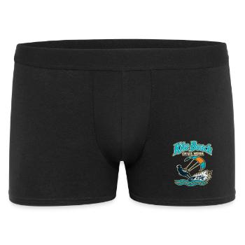 Kitesurf : plage de cerfs-volants de Santa Maria, Sal Cap-Vert - Boxer Homme - noir - Devant