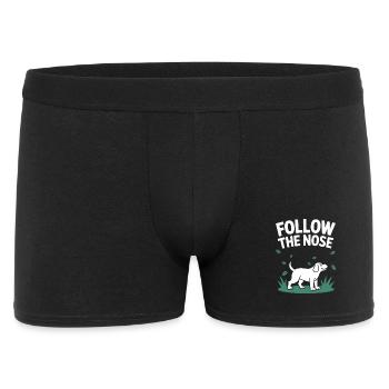 Follow The Nose Dog Nose Work Fun - Men's Boxer Shorts - black - Front