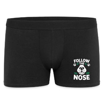 Follow The Nose Dog Nose Work Fun - Men's Boxer Shorts - black - Front