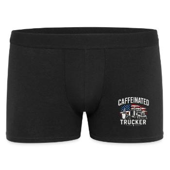 Profession de conducteur de camion en logistique - Boxer Homme - noir - Devant