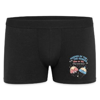 Gender Reveal Keeper Of The Gender She Or He - Men's Boxer Shorts - black - Front