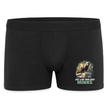 Nerze Nerz - Männer Boxer Shorts - Schwarz - Vorne