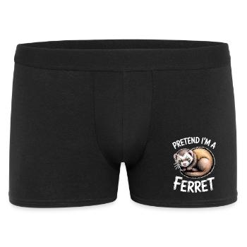 Ferret Sayings Funny Ferret Gift - Men's Boxer Shorts - black - Front