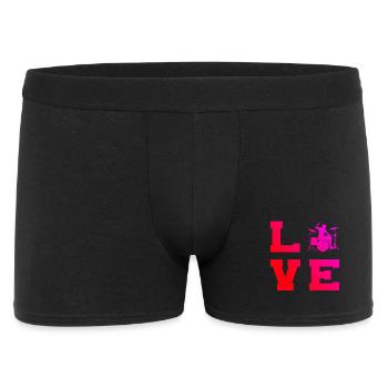 Gift idea for the musician with drum games - Men's Boxer Shorts - black - Front