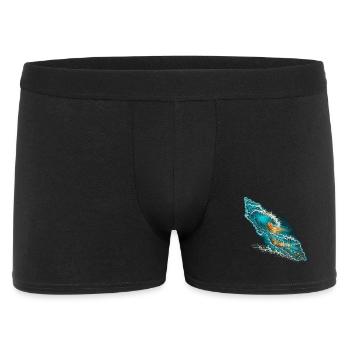 Curacao - Männer Boxer Shorts - Schwarz - Vorne