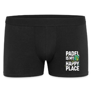 Padel girl padel player padel tennis gift - Men's Boxer Shorts - black - Front