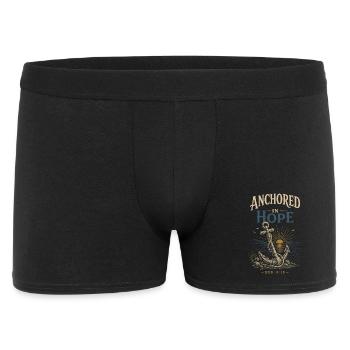 Anchored Hope - Men's Boxer Shorts - black - Front