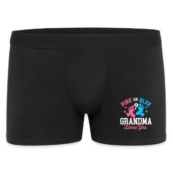 Révélation du sexe de Grand-mère rose ou bleue - Boxer Homme - noir - Devant
