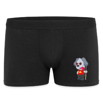 Queue de billard pour chiens - Boxer Homme - noir - Devant