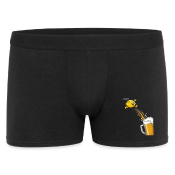 Radler Beer Funny Lemon Jumps In Mug - Men's Boxer Shorts - black - Front