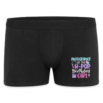 Photographer Of The K-Pop Birthday Girl - Men's Boxer Shorts - black - Front