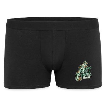 Dirty Boots Good Mood Hiking Trail Adventure Quote - Men's Boxer Shorts - black - Front