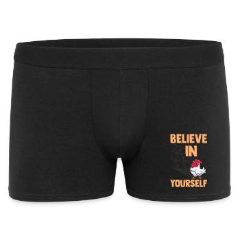 Farmer Rooster Flock Poultry Chicken - Men's Boxer Shorts - black - Front