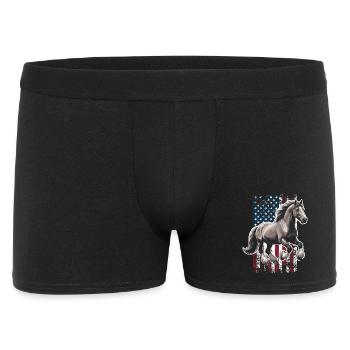 Draft belge US Belgisches Zugpferd - Boxer Homme - noir - Devant