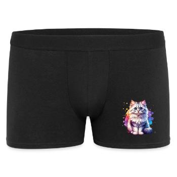 Cadeau pour chat angora turc - Boxer Homme - noir - Devant