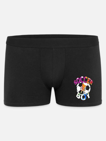 FUßBALL, GARÇON DE FOOTBALL - Boxer Homme - noir
