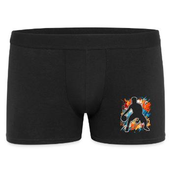 Basket-ball - Boxer Homme - noir - Devant