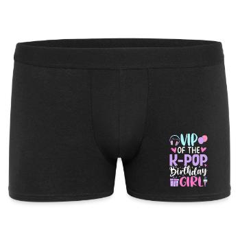 VIP Of The K-Pop Birthday Girl - Men's Boxer Shorts - black - Front