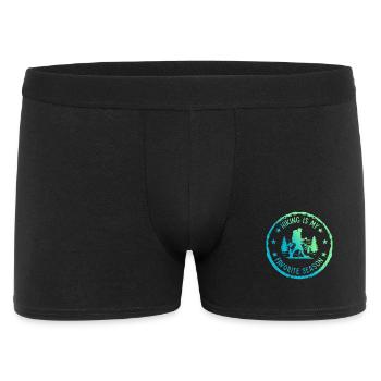 La randonnée est ma saison préférée - la randonnée en plein air - Boxer Homme - noir - Devant