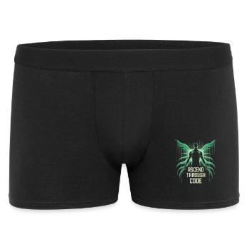 Programmierer – Coding Entwickler & Informatiker - Männer Boxer Shorts - Schwarz - Vorne