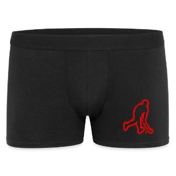 Hockey Floorball Hommes Enfants Garçons Hockey sur gazon - Boxer Homme - noir - Devant