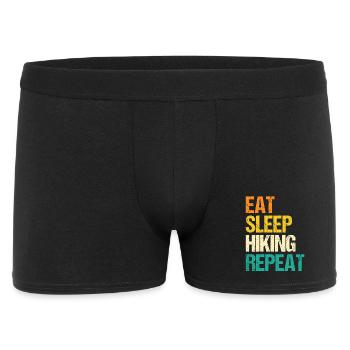 Hiking Mountain Trail Backpacking Outdoors Poaching - Men's Boxer Shorts - black - Front