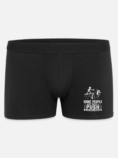 Schubbser in the right direction: sarcasm - Men's Boxer Shorts - black