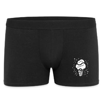 Eistüte Zeichnung - Men's Boxer Shorts - black - Front
