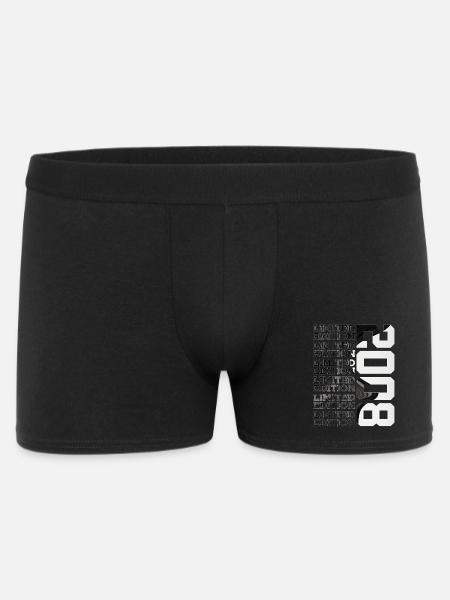 18 JAHRE ALT LIMITED EDITION 2008 18. GEBURTSTAG - Männer Boxer Shorts - Schwarz