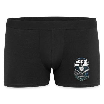 Cutting Machine Operator CNC Router 0.001 Mentality - Men's Boxer Shorts - black - Front