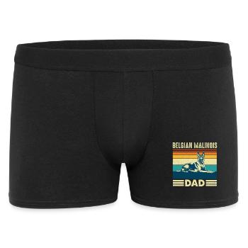 Belgian Malinois Dad Shepherd Dog Dad - Men's Boxer Shorts - black - Front