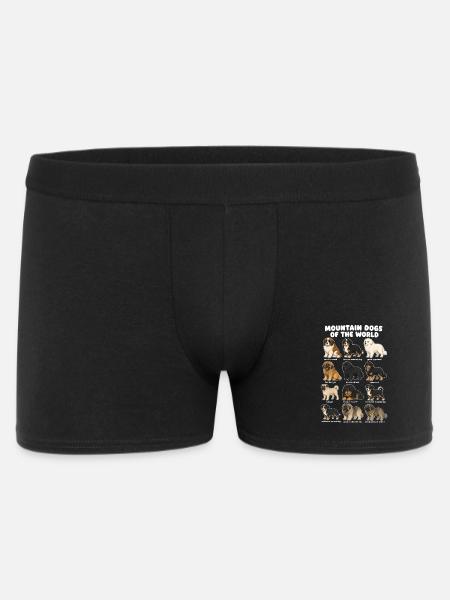 Berghunderassen süße Welpen Hunde - Männer Boxer Shorts - Schwarz