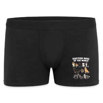 Scottish Dog Breeds Cute Dogs - Men's Boxer Shorts - black - Front