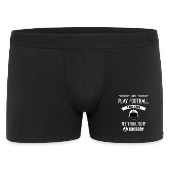 Funny Football Quote - Men's Boxer Shorts - black - Front