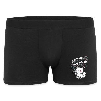 All My Troubles Are Soap Bubbles - Men's Boxer Shorts - black - Front