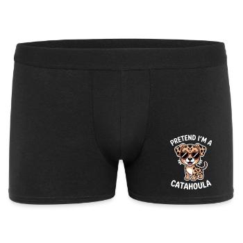 Louisiana Catahoula Leopard Dog Saying Gift - Men's Boxer Shorts - black - Front