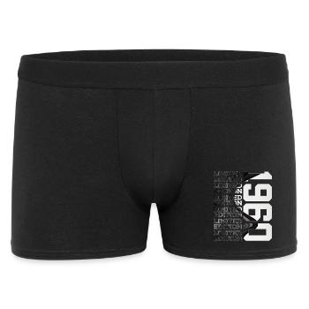 66 JAHRE ALT LIMITED EDITION 1960 66. GEBURTSTAG - Männer Boxer Shorts - Schwarz - Vorne