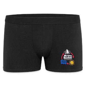 Morning Routine Classroom Teacher Back to School - Men's Boxer Shorts - black - Front