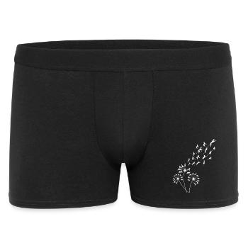 Dandelion Greyhound Floral Sighthound - Men's Boxer Shorts - black - Front