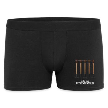 Rechenzentrum Gartenarbeit Landschaftsgärtner - Männer Boxer Shorts - Schwarz - Vorne