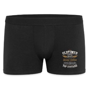 79. Geburtstag Geschenk Mann Oldtimer August 1947 - Männer Boxer Shorts - Schwarz - Vorne