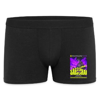 Tokyo Samurai Girl : Esthétique de la Flamme Violette - Boxer Homme - noir - Devant